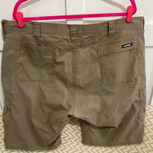 Berne Apparel Flex Ripstop Cargo Work Shorts - Picture 4 of 6